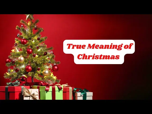 Video thumbnail for The True Meaning of Christmas According to the Bible: Unveiling Sacred Message of Love and Redemp