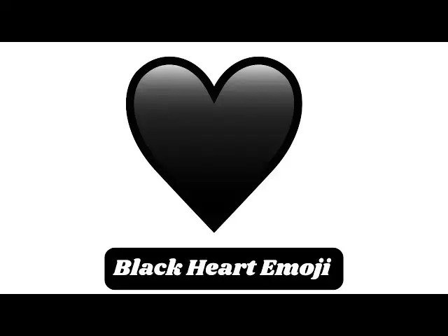 Video thumbnail for Understanding the Meaning of the Black Heart Emoji in Relationships and Spirituality