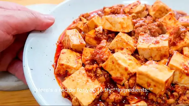 Video thumbnail for mapo tofu recipe