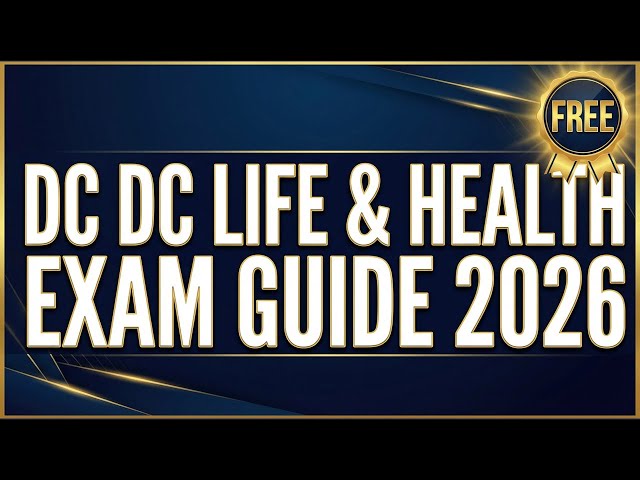 Video thumbnail for FREE DC Life & Health Insurance Exam Guide 2026 | Pass Your Washington DC Insurance Exam