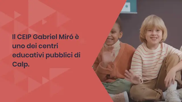 'Video thumbnail for CEIP Gabriel Miró de Calp: indirizzo, contatti e orari:'