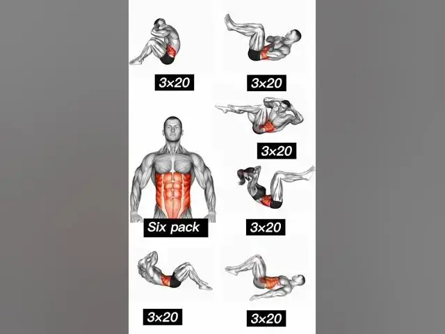 Video thumbnail for The ONLY 6 Exercises You Need for Six Pack Abs