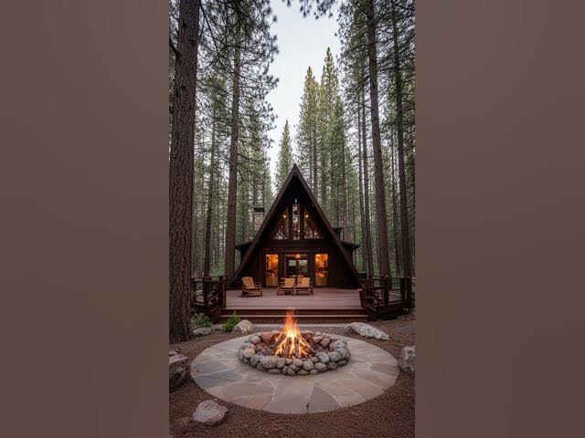 Video thumbnail for 7 Stunning A-Frame Tiny Homes with Breathtaking Forest Views 🏠🌲 #home #homedecor #interiordesign
