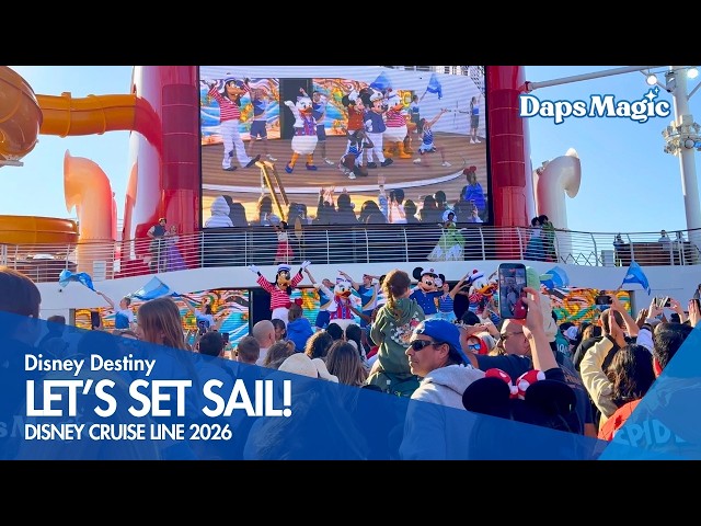 Video thumbnail for 🛳️ Let’s Set Sail! | Disney Destiny Inaugural Season Sail Away Party (Full Show)