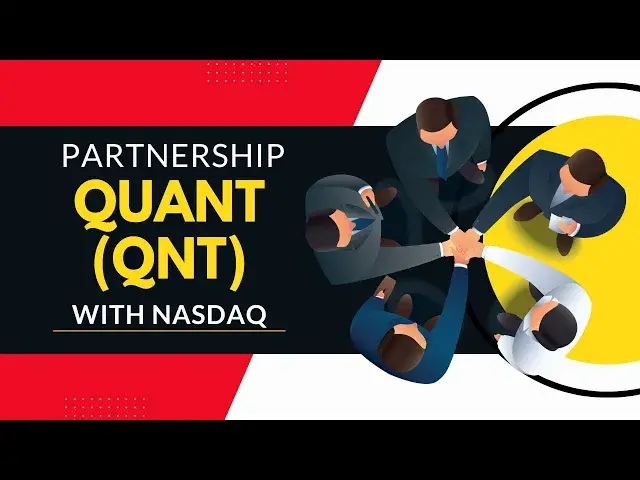 'Video thumbnail for Quant network | QNT | partnership | NASDAQ'