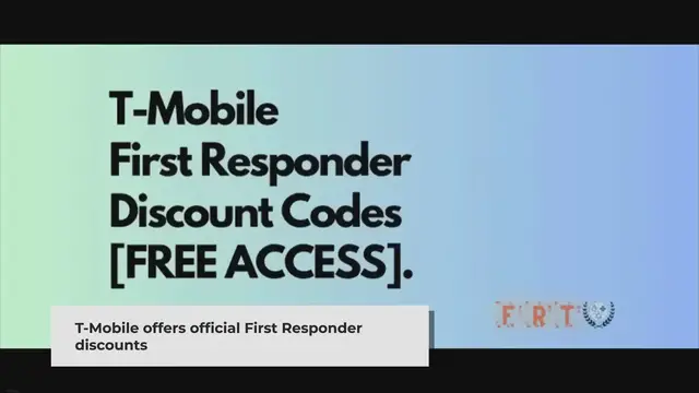 'Video thumbnail for T Mobile First Responder Discounts'