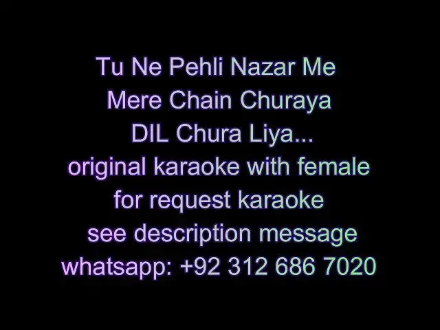 Video thumbnail for DIL Chura Liya Abhijit karaoke with female