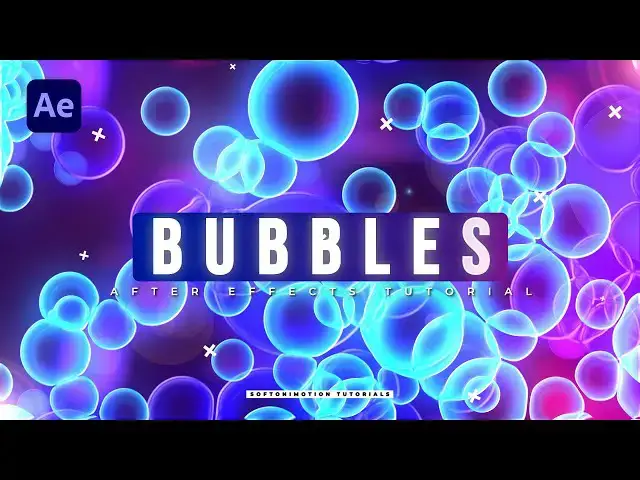 'Video thumbnail for Super Cool BUBBLES ANIMATION in After Effects Tutorial'