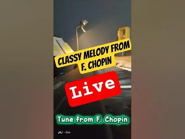 Video thumbnail for AMAZING Classic from CHOPIN | Live PIANO [HD]