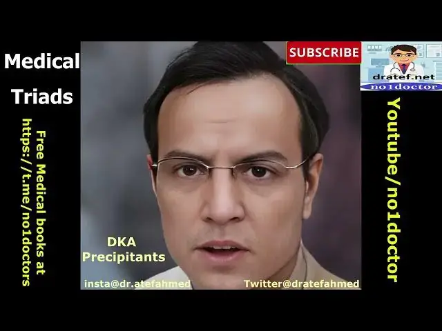Video thumbnail for DKA  preciptants/Medical Triads /Medical Mnemonics /#shorts/Medical students/Frcs/Usmle/Mrcs/Dratef