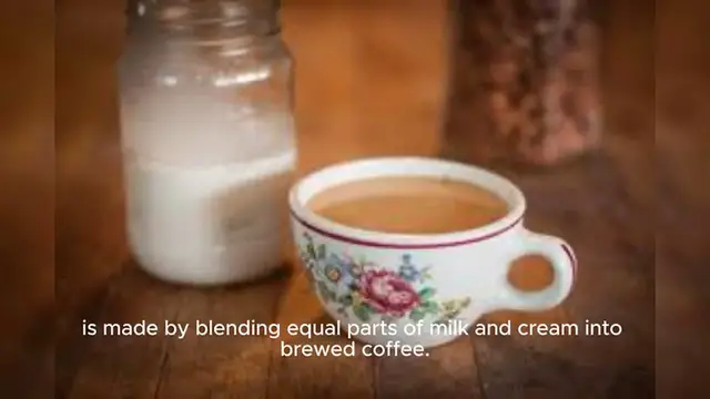 Video thumbnail for Half-and-Half Coffee - Coffee with half milk