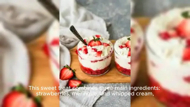 Video thumbnail for Eton Mess – A dessert made with strawberries