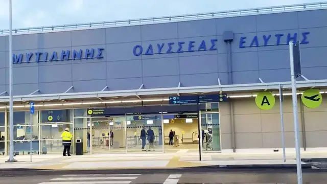 Video thumbnail for Mytilene International Airport, Greece: Video blog