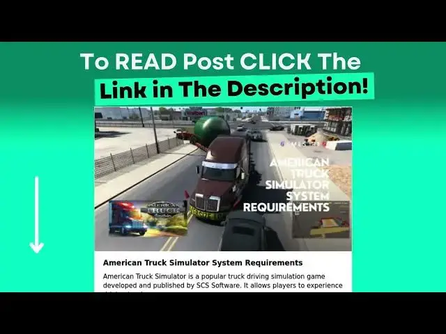 Video thumbnail for American Truck Simulator System Requirements
