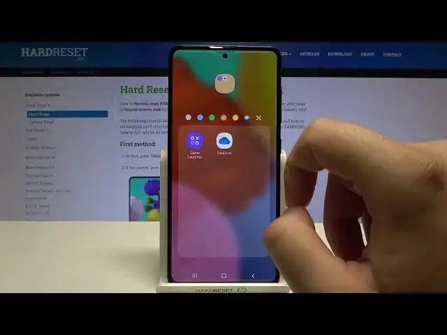 Video thumbnail for SAMSUNG Galaxy A51 - How To Create Folders On Home Screen