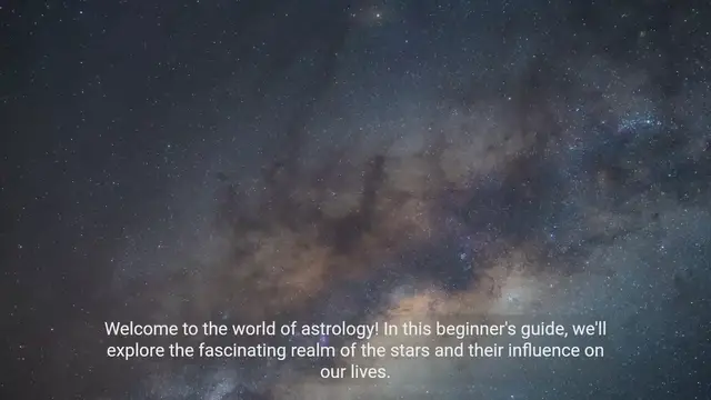 Video thumbnail for Beginner's Guide to Astrology