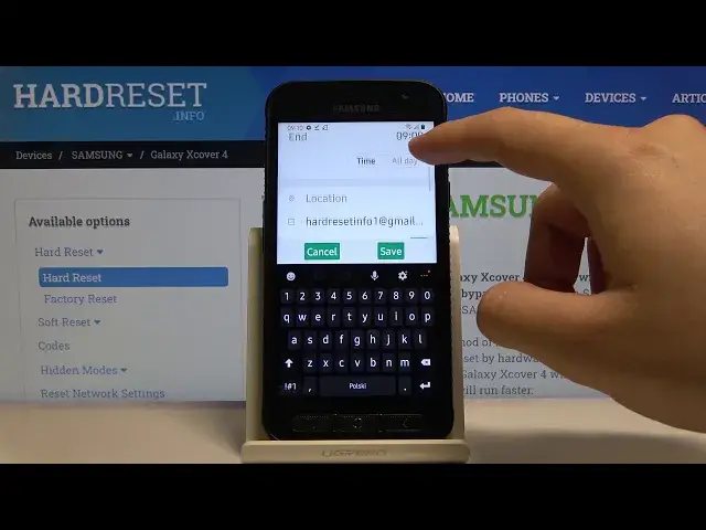 'Video thumbnail for How to Add an Event to Calendar in SAMSUNG Galaxy Xcover 4 – Calendar Settings'
