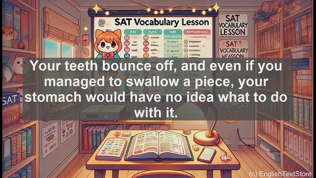 Video thumbnail for 5000 Must Know SAT Vocabulary - SAT Vocabulary: Understanding 'Indigestible' Beyond Food