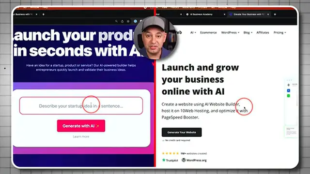 'Video thumbnail for How to Make a Website Using AI'