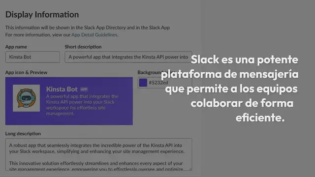 Video thumbnail for Cómo Construir un Slackbot con Node.js y la API de Kinsta para la Gestión de Sitios Web