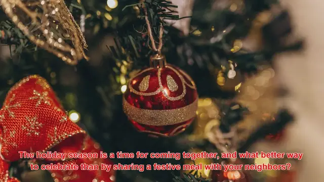 Video thumbnail for How Do Families Celebrate Christmas With Neighborhood Potlucks?