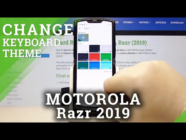 Video thumbnail for How to Change Keyboard Theme in MOTOROLA Razr 2019 – Personalize Display