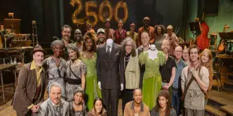 Video thumbnail for Photos/Video: HADESTOWN Donates Costumes to Smithsonian Museum at 2,500th Performance