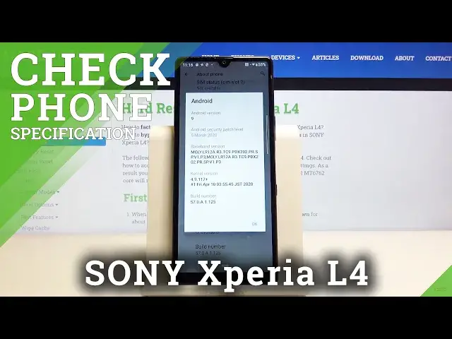 Video thumbnail for How to Check Phone Specification in SONY Xperia L4 – Fined Phone Info
