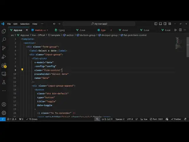 Video thumbnail for Build a Vue.js 3 Bootstrap Datepicker Form Input Field in Different Locales & Languages Using TS