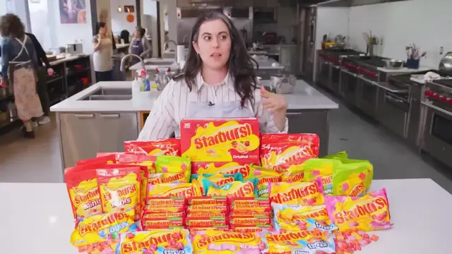 'Video thumbnail for Pastry Chef Attempts to Make Gourmet Starburst ¦ Gourmet Makes ¦ Bon Appétit (720p 24fps)'