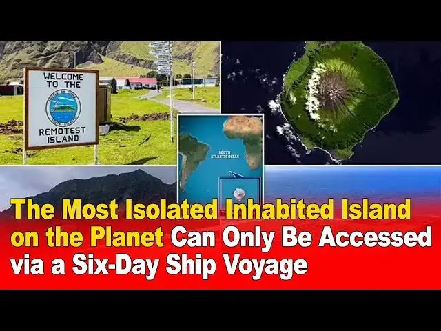 Video thumbnail for The Most Isolated Inhabited Island on Earth 🌍 | 6-Day Ship Journey
