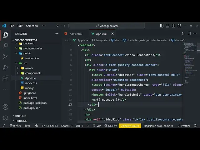 Video thumbnail for Build Vue.js Video Editor in Browser Using Fluent-FFMPEG in Node.js & Express in Hindi Full Project