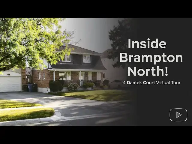 Video thumbnail for See Why Everyone Loves Brampton North | 4 Dantek Court Virtual Tour