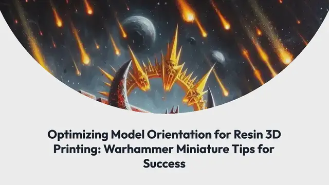 Video thumbnail for Optimizing Model Orientation for Resin 3D Printing: Expert Tips for Success