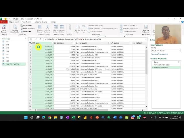 Video thumbnail for Aula 2 -  Consolidação de Tabelas no Power Query