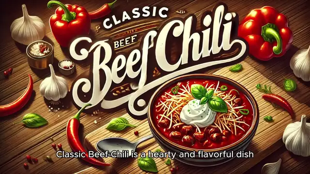 Video thumbnail for Classic Beef Chili