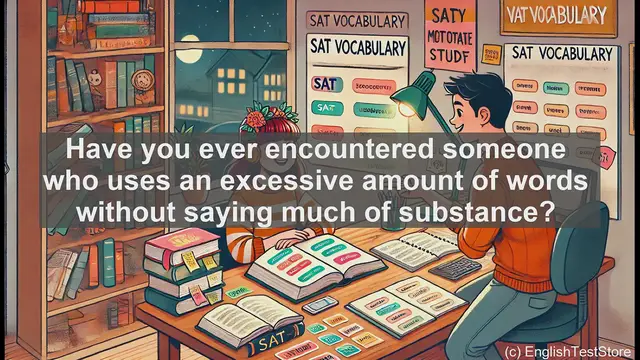 Video thumbnail for 5000 Must Know SAT Vocabulary - Verbiage: Understanding Excessive Wordiness