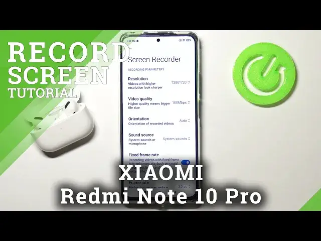 Video thumbnail for XIAOMI Redmi Note 10 Pro – Open Screen Recorder Settings & Change Sound Customizations