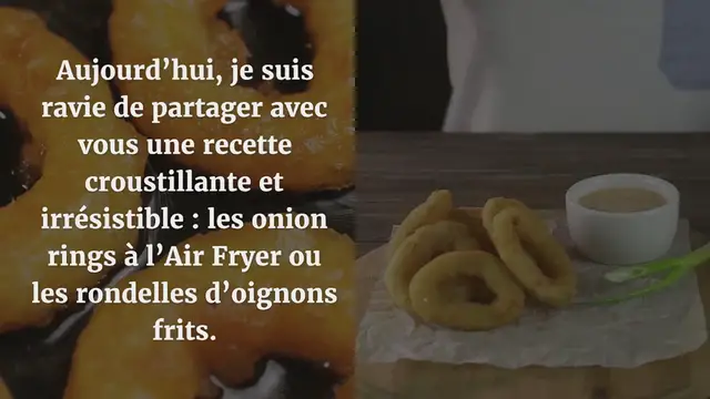 Video thumbnail for Onion rings Air Fryer