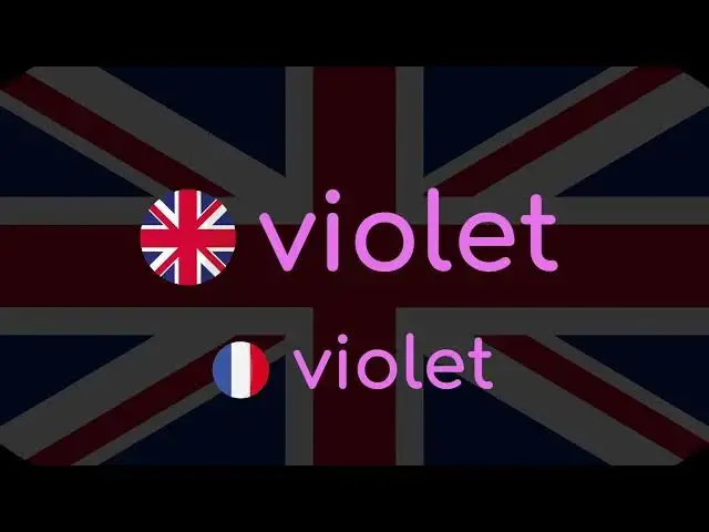 Video thumbnail for Comment prononcer « violet » en anglais