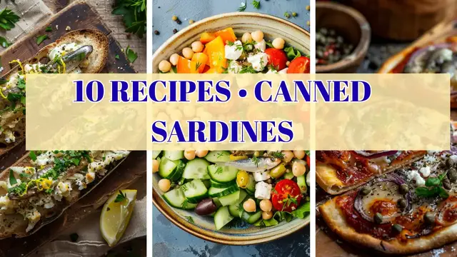 'Video thumbnail for 10 Easy Recipes with Canned Sardines | High-Protein, Budget-Friendly Meals'