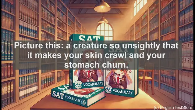 Video thumbnail for 5000 Must Know SAT Vocabulary - SAT Vocabulary: Understanding the Word 'Hideous'