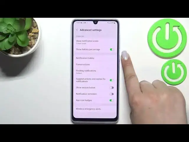 'Video thumbnail for How to Show Battery Info in SAMSUNG Galaxy A33 – Show Battery Percentage'