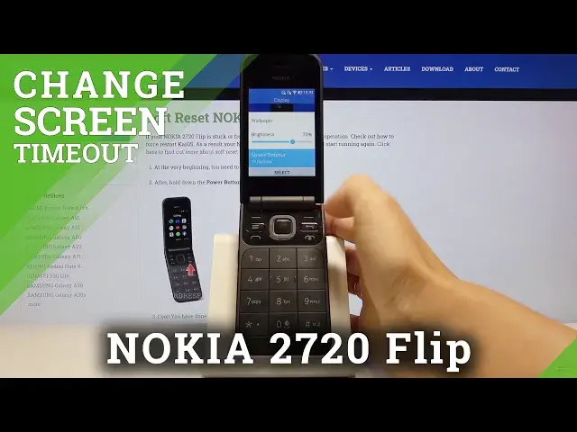 'Video thumbnail for How to Change Screen Timeout in NOKIA 2720 Flip – Display Settings'