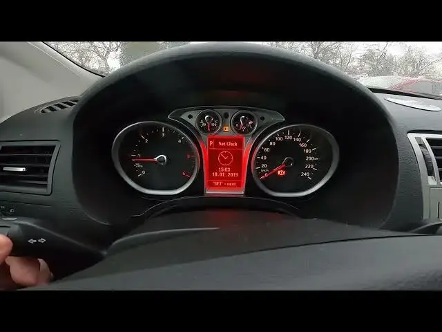 'Video thumbnail for How to Change System Time on Speedometer in Ford Kuga I ( 2008 – 2012 ) - Change Date and Time'