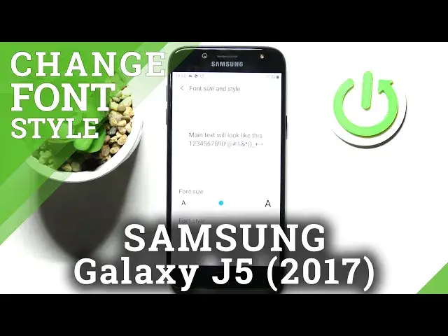 Video thumbnail for How to Change Font Style on Samsung Galaxy J5 2017 – Customize Display