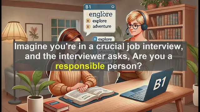 Video thumbnail for 2500 Must Know CEFR B1 Vocabulary - What Does 'Responsible' Really Mean? A Comprehensive Look