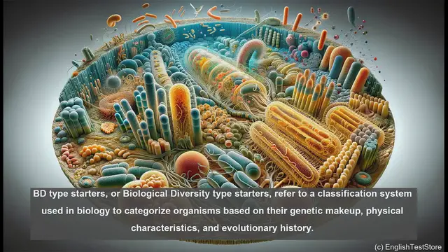 Video thumbnail for BD type starter in biology