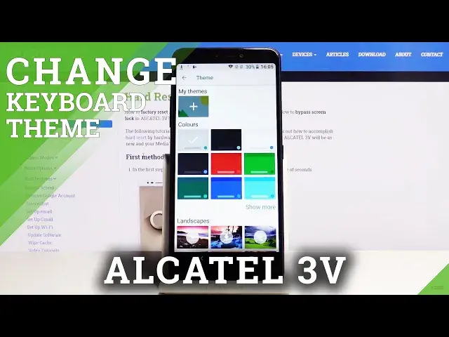 Video thumbnail for How to Change Keyboard Theme in ALCATEL 3V – Personalize Keyboard Look