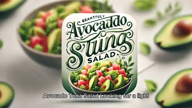 'Video thumbnail for Avocado Tuna Salad '